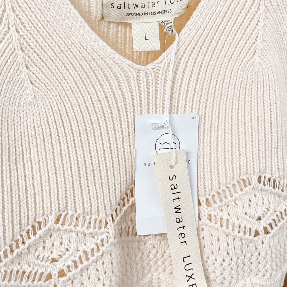 SOLD x NWT Saltwater Luxe Monni Sweater Tank - Picture 7 of 8